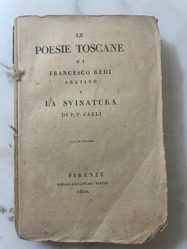 Raro antico libro 1820 - antico, le