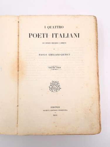 Quattro poeti italiani - i,