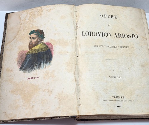 Libro antico 1857 opere - -, di