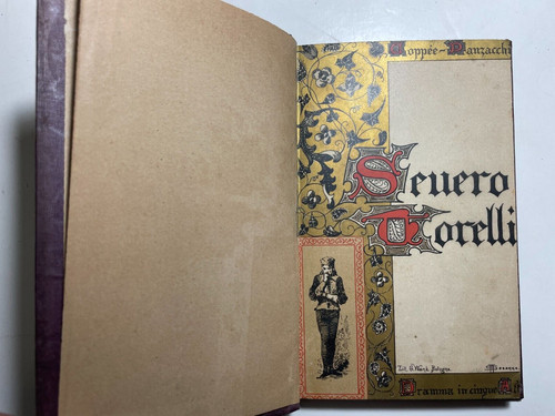 Antico libro severo torelli - libro,