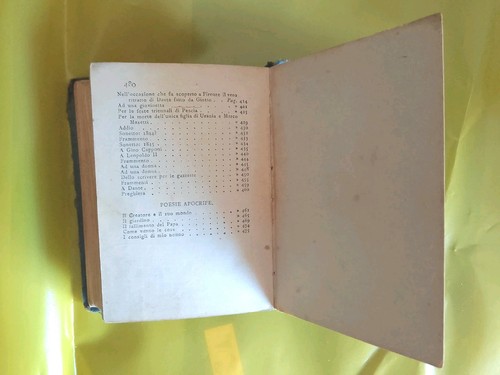 Libro antico poesie giuseppe - libro,