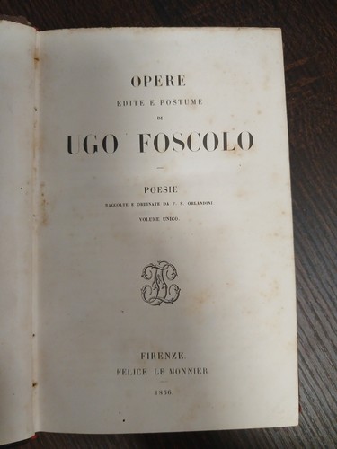Poesie opere edite - opere, postume