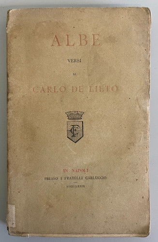 Sconosciuto antico libro