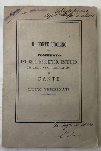 Antico libro conte - conte, ugolino