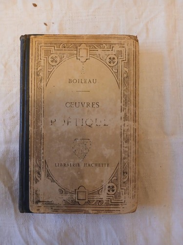 Libro antico poesia boileau - antico,