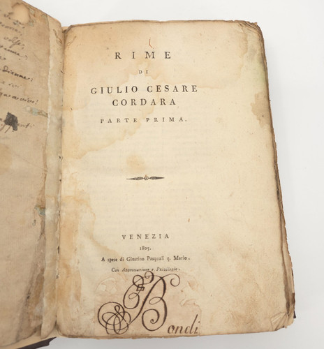 Rime giulio cesare - rime, di